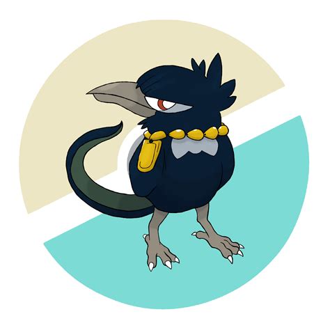 Kleptica The Magpie Fakemon By Thesigmaarts On Deviantart