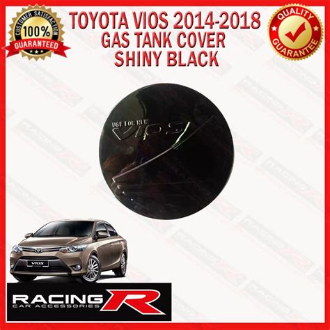 Toyota Vios Superman To Gas Tank Garnish Cover Shiny Black