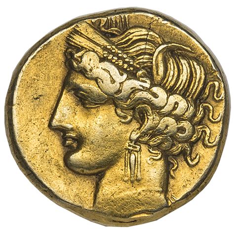 Ancient Coin Profiles - Goddess Tanit on Carthaginian Gold & Silver 1 1 ...