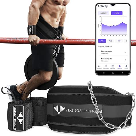 Amazon Vikingstrength Dip Belt For Weight Lifting Including Wrist