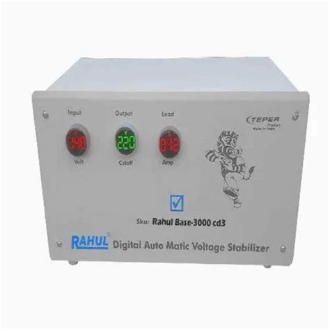 Rahul Base Cd V Kva Single Phase Digital Automatic Voltage