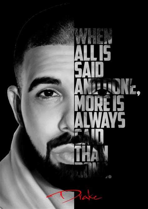 Black And White Drake Quote Poster Enea Kelo Paintings Prints