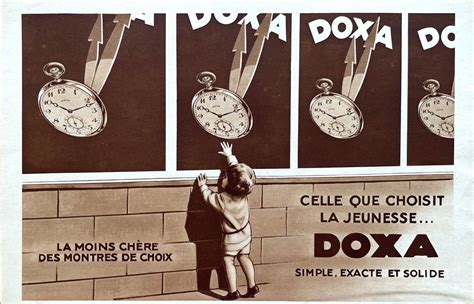 Doxa Watch Alte Werbung Ancienne Publicit Kaufen Auf Ricardo