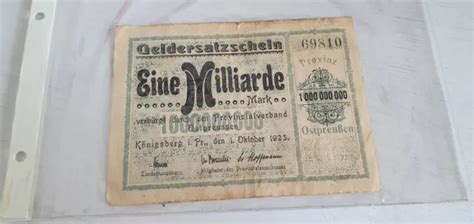 Geldscheine Reichsbanknote Banknoten Deutsches Reich Sammlung Eur