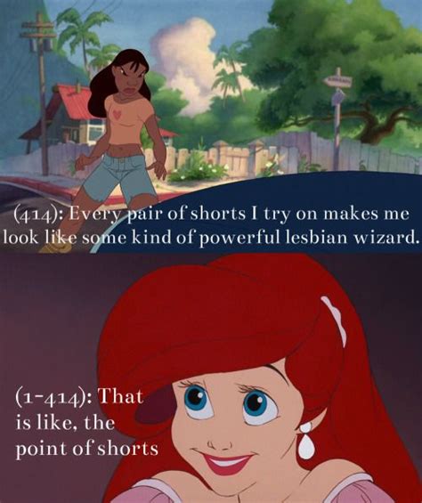 Nani Ariel Ariel Lesbian Disney Characters