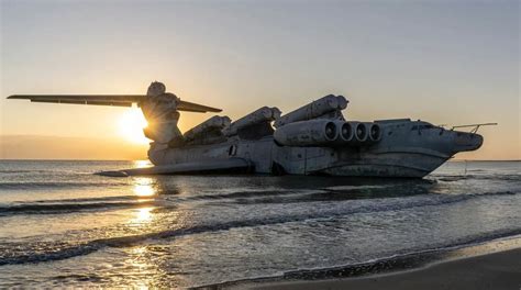 Take A Look At These Incredible Shots Of The Russia's Sole Completed Lun-Class Ekranoplan - The ...