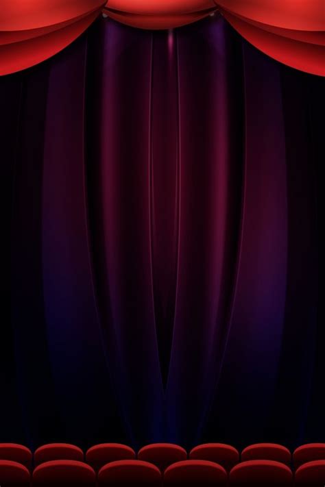 Cinema Stage Background Wallpaper Image For Free Download - Pngtree | Stage background, Film ...