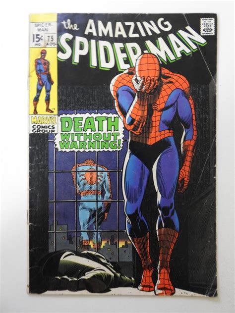 The Amazing Spider Man Vg Condition Moisture Stain Comic