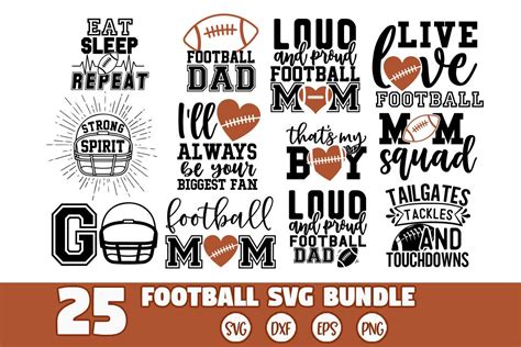 Football SVG Bundle Football Quotes Svg Football Svg Svg - Etsy