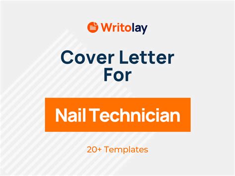 Nail Technician Cover Letter Example 4 Templates Writolay