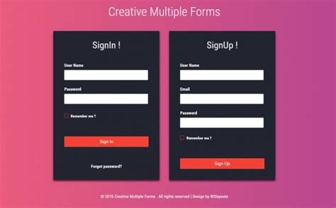 Best Free HTML Form Templates in 2022 - Pixel Perfect HTML