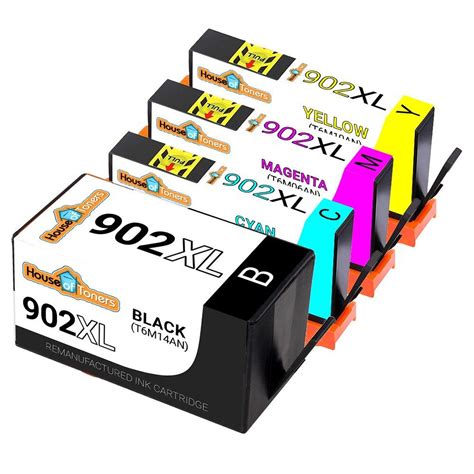 Remanufactured Ink Cartridge For Hp 902xl T6m14an Hy Black Houseoftoners