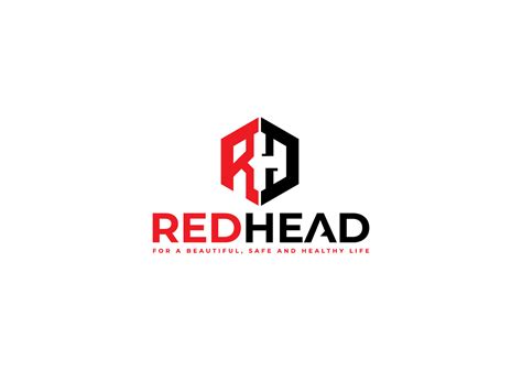 Elegant Playful Logo Design For Redhead And A Tagline That Says For A Beautiful Safe And