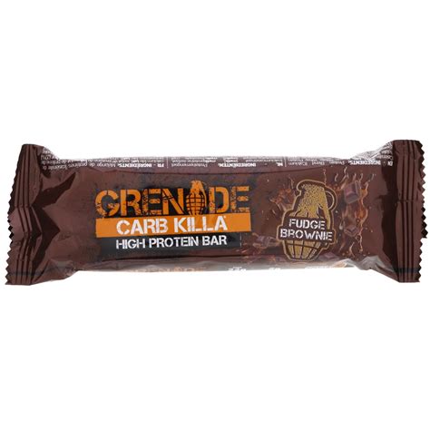 Grenade Carb Killa Fudge Brownie High Protein Bar 60g Online At Best Price Sports Nutrition