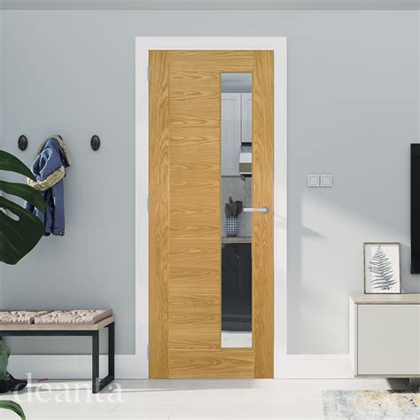 Déanta Seville Prefinished Oak 1SL Glazed FSC Simply Doors Stoke