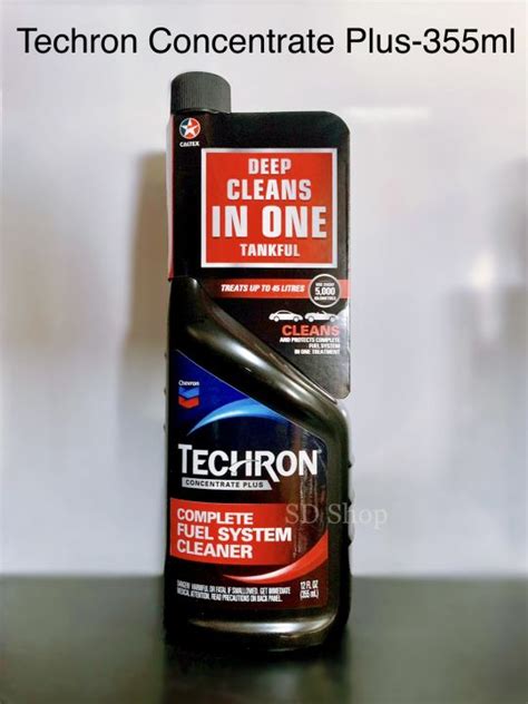 CALTEX TECHRON CONCENTRATE PLUS FUEL SYSTEM CLEANER 355ML Lazada