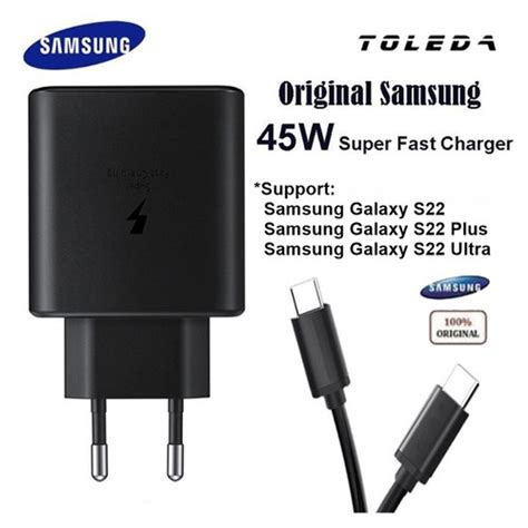 Promo Samsung Galaxy S22 Charger 45w Fast Charging Type C To C Original