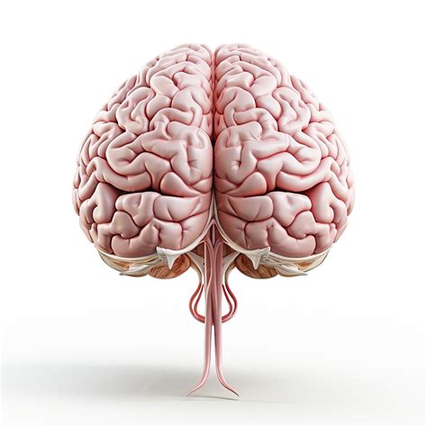 Ilustración Inventiva De La Anatomía Del Cerebro En 3d Foto Premium