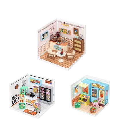 Jual Robotime Rolife Super Creator Daily Plastic Diy Miniature House Shopee Indonesia