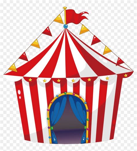 Tent Circus Carnival Illustration Carpa De Circo Dibujo Free