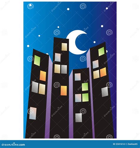 City Night Illustration | CartoonDealer.com #11659071