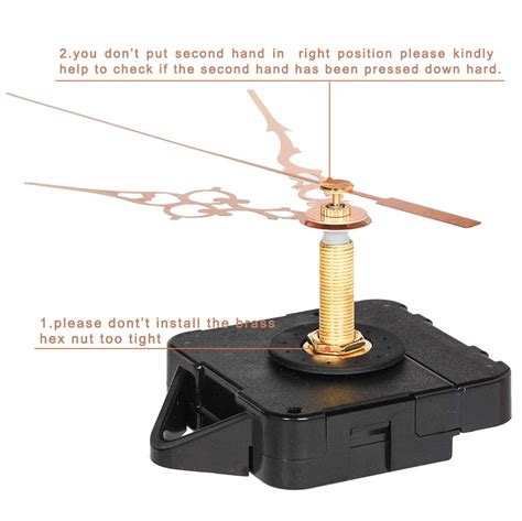 JJDD Carkio High Torque Clock Replacement Movement Clock Movement Metal