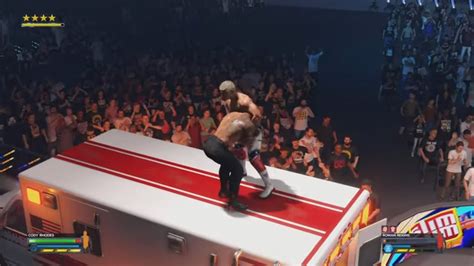 Wwe K Cody Rhodes Vs Roman Reigns Ambulance Match For The Undisputed