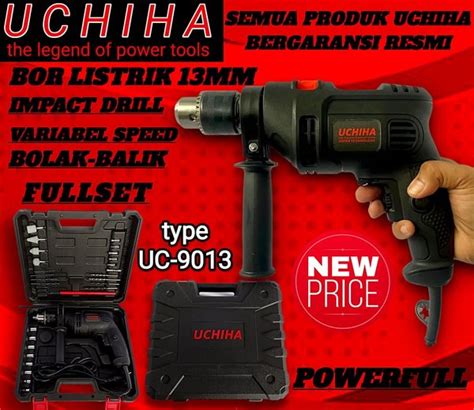 Jual Impact Drill Koper Mesin Bor UCHIHA 13mm Beton Besi Kayu Full