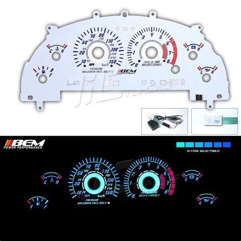 Find 1997 1998 Ford F150 Expedition White Cluster Face Glow Gauge Switch Wire Flame In Best