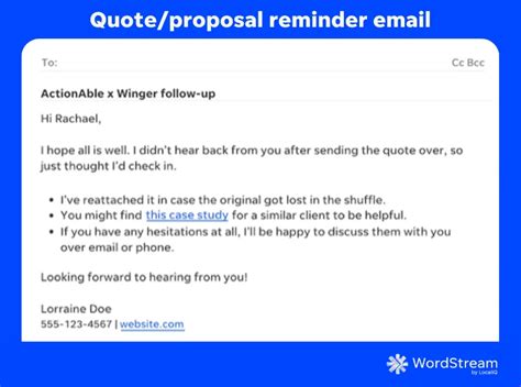 15 Ready To Send Reminder Email Templates With Examples LocaliQ