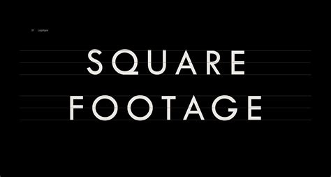 Square Footage on Behance