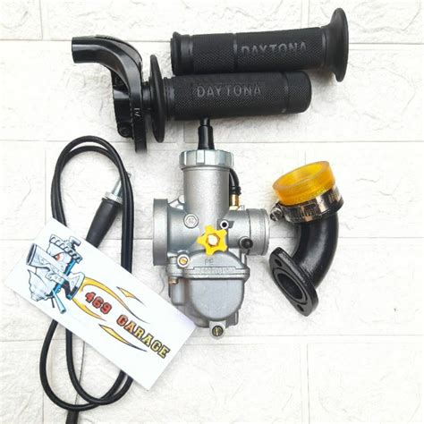 Jual Paket Karburator PE KEIHIN 24 26 28 Gas Spontan Manipol Miring