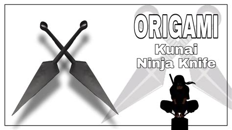 Origami Kunai Cara Membuat Pisau Dari Kertas Kunai 1 How To Make