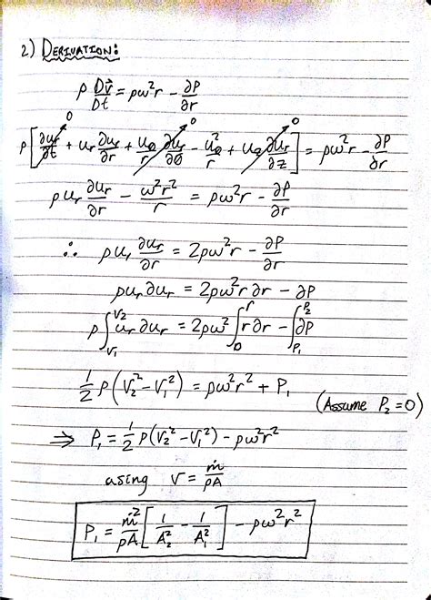 Fluid Dynamics Reynolds Transport Theorem For Rotating Pipe Physics