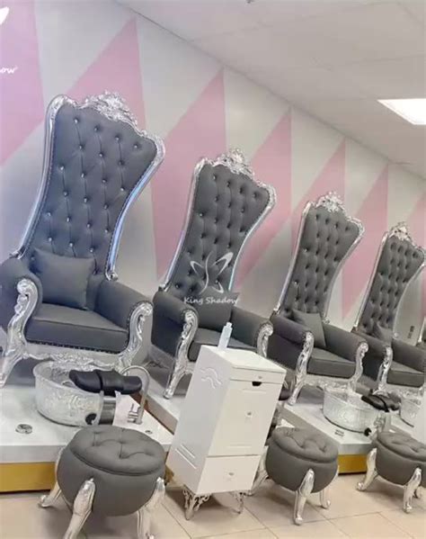 Beauty Nail Salon Furniture Throne Foot Spa Massage Chair No Plumbing