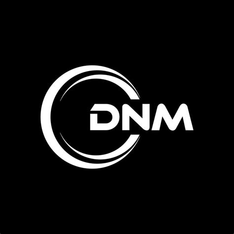 dnm letra logo diseño en ilustración. vector logo, caligrafía diseños ...