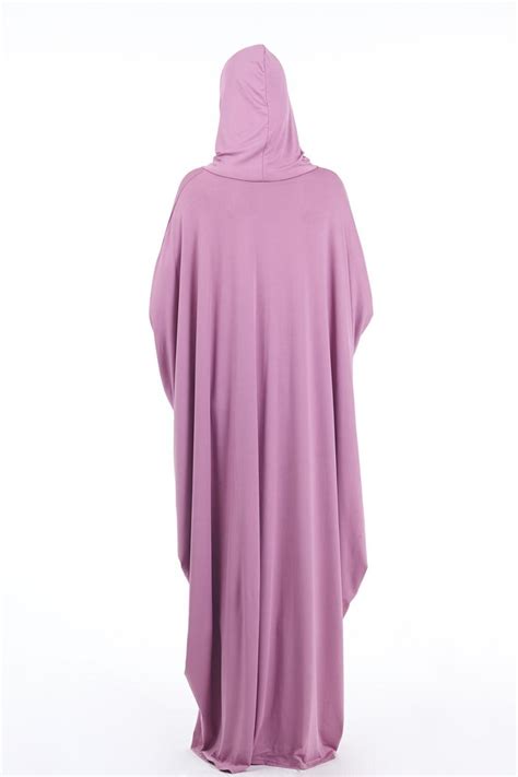 One Piece Prayer Outfit Muslim Women Abaya Jilbaab With Sleeves Prayer