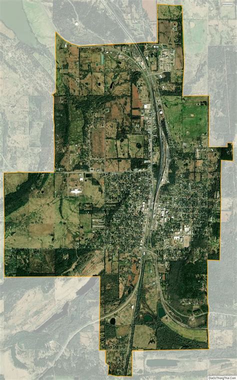 Map Of Heavener City