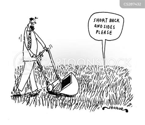 Lawn Cartoon Images Gardener Mowing Lawn Mower Cartoon