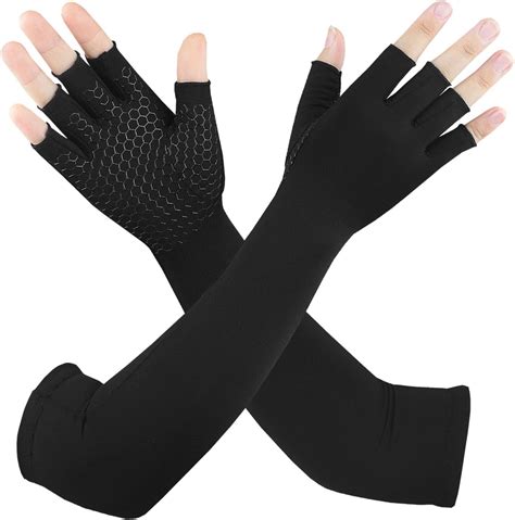 amazoncom zuscot long copper compression arthritis gloves  women