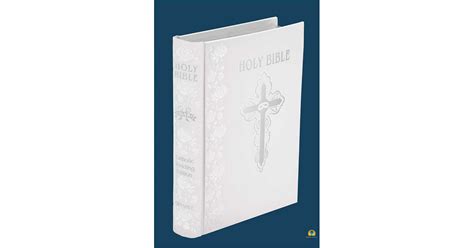 White wedding Bible