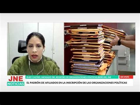 Jne Las Organizaciones Pol Ticas Tienen El Deber De Filtrar A Las