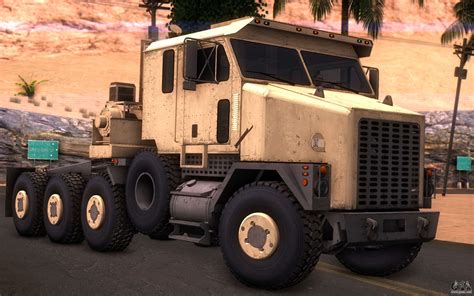 Oshkosh M1070 HET Tank Transporter for GTA San Andreas