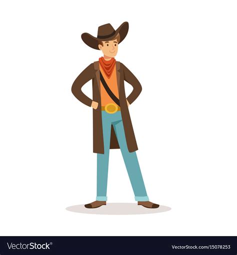 Cowboy Cartoon Character