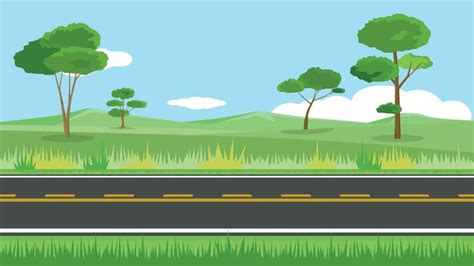 Cartoon Road Background Vector Art, Icons, and Graphics for Free Download