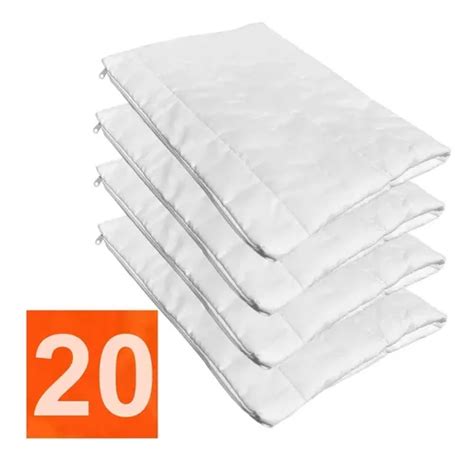 Set 20 Fundas Protectoras De Almohada Impermeables Cierre Envío gratis