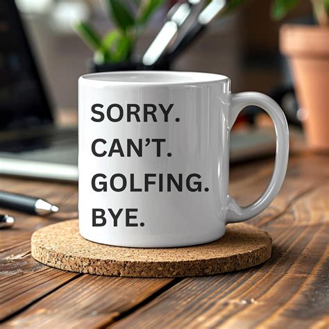 Funny Golfing Coffee Mug Minimalist Coffee Cups Disc Golf Coffee Cup
