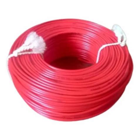 1sqmm Red Finolex FR PVC Insulates Industrial Cable Roll Length 90 M