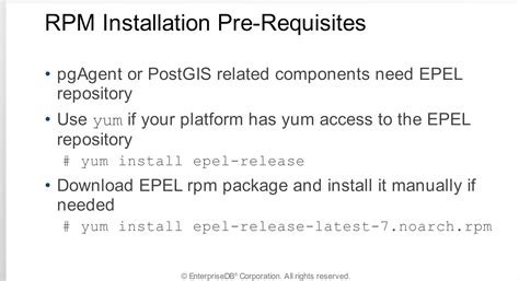 Module 3 EDB Postgres Advanced Server Installation Postgres