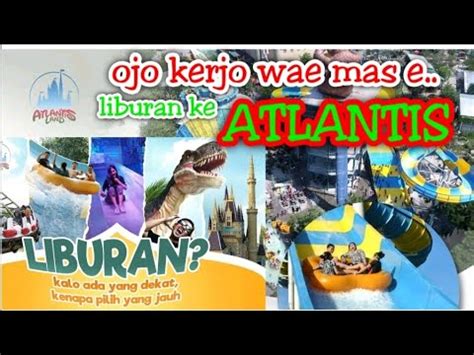 Wisata ATLANTIS Kenjeran SBY Yang LENGKAP Permainan Pemandangan Semua